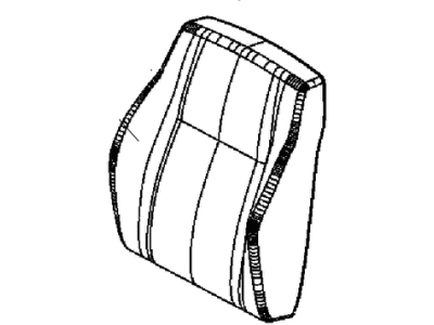 5VH05DK2AA Mopar Cover Front Seat Back Illustration 1 of 1