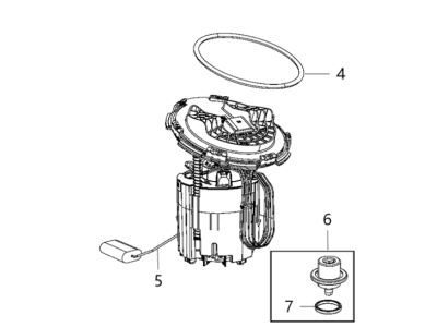 Dodge Challenger Fuel Pump - 68445257AB