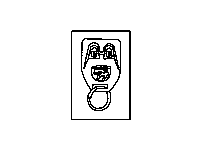 Dodge Viper Car Key - 4865431AA