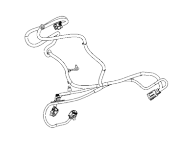 Ram 68284597AA WIRING Jumper Frame To Dash