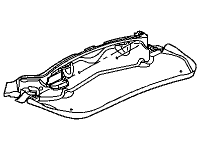 Mopar 1BK20VXLAA Slingwell Folding Top 1BK20VXLAA Mopar Slingwell Folding Top Illustration 1 of 1