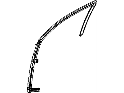 Chrysler 4724776AD WEATHERSTRIP Front Door Glass