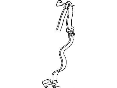 Dodge 5GT78LAZAC Seat Belt Assembly