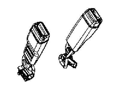 Jeep 1RJ432X9AC SEAT BELT Front Inner