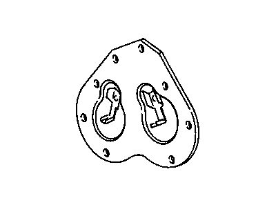 Chrysler 5014463AA PLATE Transaxle Case Rear