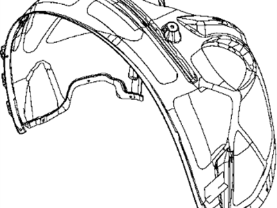 Chrysler 68084288AD SHIELD Wheelhouse