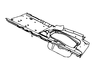 5108284AB Mopar Cover Load Floor Illustration 1 of 1