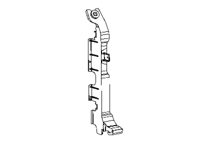 Ram 68227801AA BRACKET Radiator to Condenser