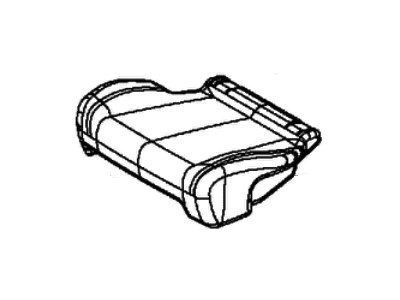 Dodge 5RV76JRRAA COVER Rear Seat Cushion 2nd Row