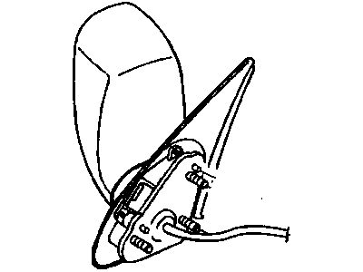 Jeep 55155446AE MIRROR Outside Rearview Electric Foldaway