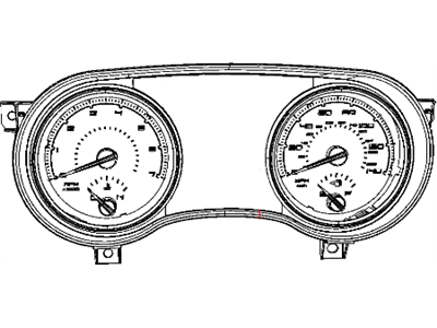 Chrysler 56054718AC CLUSTER Instrument Panel