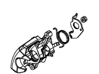 Dodge 68203487AA CALIPER ASSEMBLY Disc Brake Rear