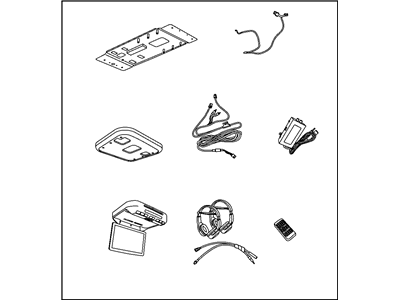 Mopar 82210759AB Media System Monitor With DVD 10 Inch