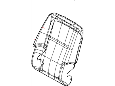 Dodge 1UL24HL1AA COVER Front Seat Back