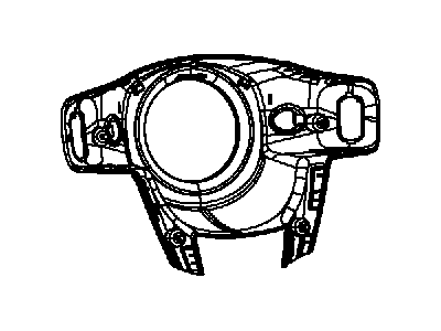 Mopar 1VR67DX9AA Cover Steering Wheel Back