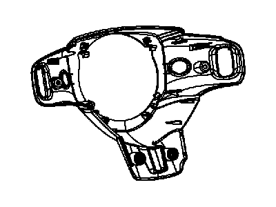 Mopar 1YG09DX9AA Cover Steering Wheel Back