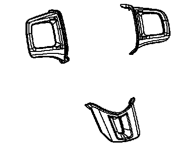 Dodge 1VZ34XSAAA BEZEL Steering Wheel