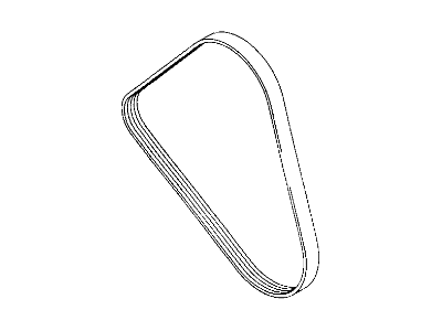Chrysler MD186125 BELT, Alternator Drive