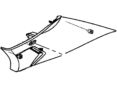 Chrysler UM45BD1AD MOLDING C Pillar