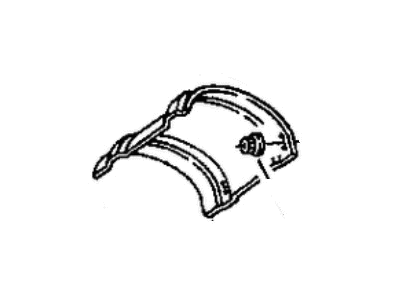 1998 Chrysler Cirrus Exhaust Heat Shield - 4696287