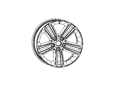 Ram 1UB18RXFAA WHEEL Aluminum