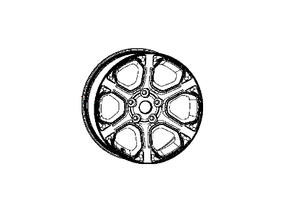 Ram 1UB19SZ0AB WHEEL Aluminum