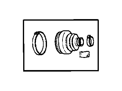 Mopar 68127814AA Boot Kit Half Shaft Outer