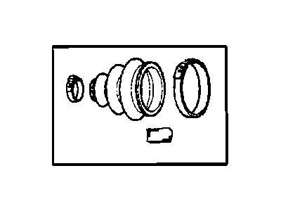 Jeep 68127823AA BOOT KIT Half Shaft Inner