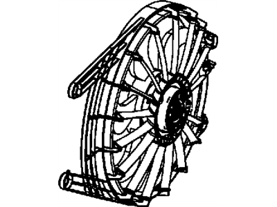 Jeep Engine Cooling Fan - 68039593AA