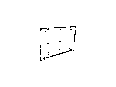 Mopar 5113524AA Bracket License Plate