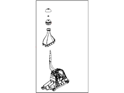 Mopar 5MF471A9AE Shifter Transmission 5MF471A9AE Mopar Shifter Transmission Illustration 1 of 1