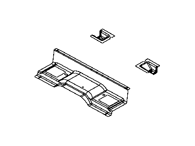 Mopar 5067952AB Crossmember Rear Floor