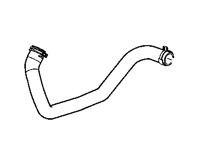 Chrysler 4596562AC HOSE AND CLAMP Radiator Outlet