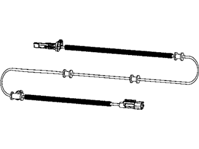 Mopar 68053861AC Sensor Wheel Speed 68053861AC Mopar Sensor Wheel Speed Illustration 1 of 1