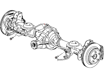 Mopar 52013002AC Cable Parking Brake 52013002AC Mopar Cable Parking Brake Illustration 1 of 1