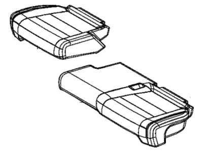 Jeep 5UR01DX9AC COVER Rear Seat Cushion