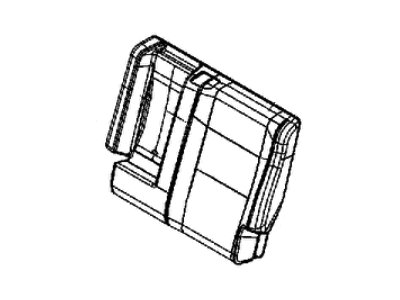 Jeep 5UQ99DX9AC COVER Rear Seat Back Left