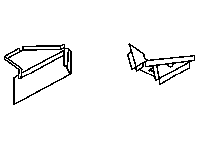 Chrysler 5054645AD GUSSET Rear rail to liftgate sill