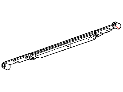 Dodge 52106765AD SPRING Rear Leaf