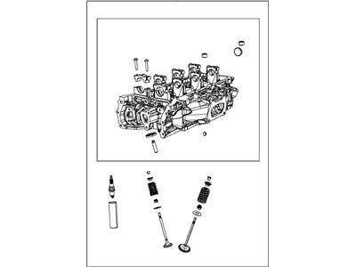 Mopar RL227451AA Head Cylinder With Valves