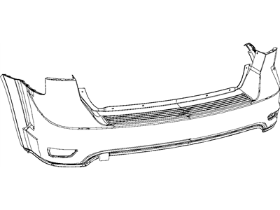 Dodge 1TY36TZZAA FASCIA Rear Upper