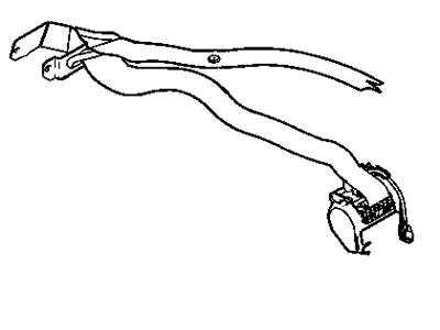 Dodge 1BW611X9AA SEAT BELT Front