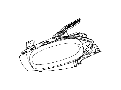 Dodge 68081389AG HEADLAMP