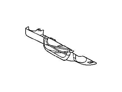 Mopar 5GM83WL8AC Cover Steering Column Opening