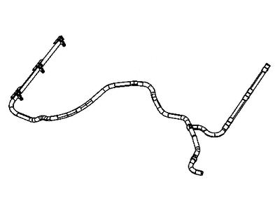 Jeep 68504389AA TUBE Fuel Injector Supply
