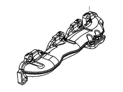 Mopar 68263236AA Manifold Exhaust Mopar 68263236AA Manifold Exhaust