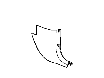 Jeep 1CL27XDVAB PANEL Cowl Side Trim