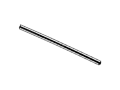 Mopar 4389638AD Weatherstrip Front Door Belt Inner Mopar 4389638AD Weatherstrip Front Door Belt Inner