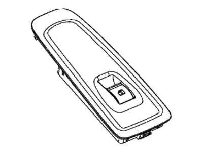 Ram 1ZP67JXWAA SWITCH AND BEZEL Front Door