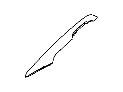 Dodge RS16BD1AF MOLDING Windshield Garnish